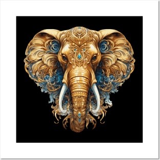 Ornate Elephant Posters and Art